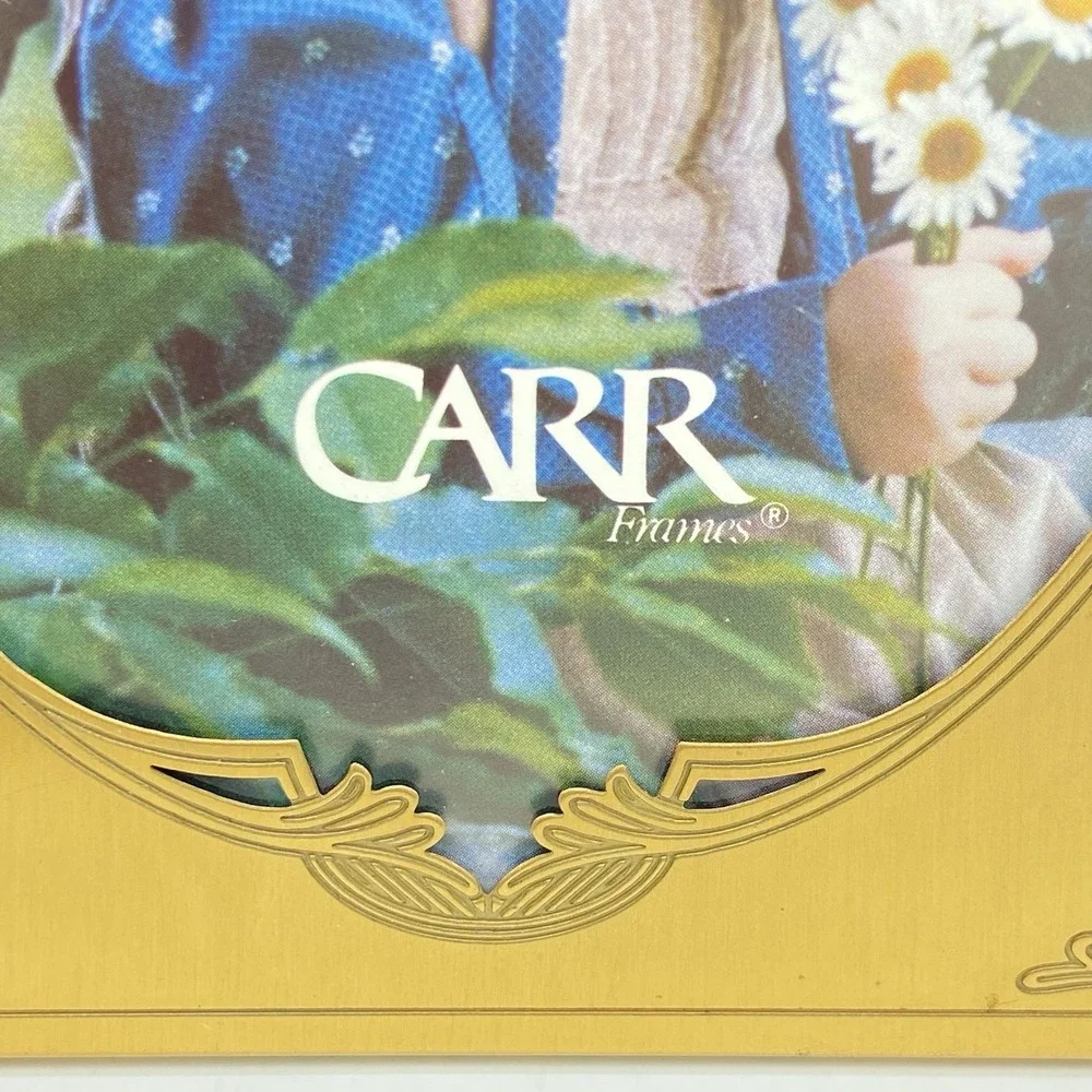 Carr Brass Tone Ornate 5X7